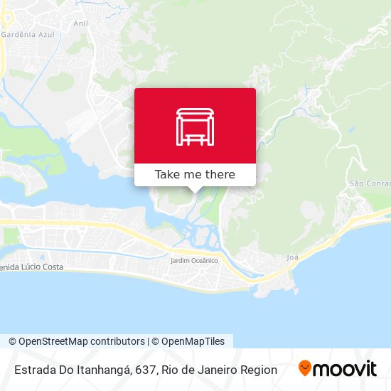 Estrada Do Itanhangá, 637 map