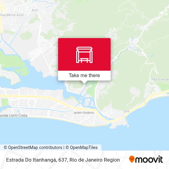 Estrada Do Itanhangá, 637 map