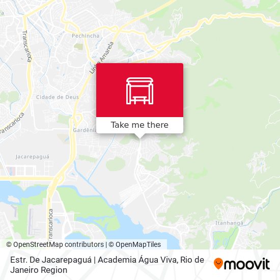 Estr. De Jacarepaguá | Academia Água Viva map