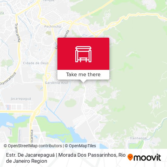 Estr. De Jacarepaguá | Morada Dos Passarinhos map
