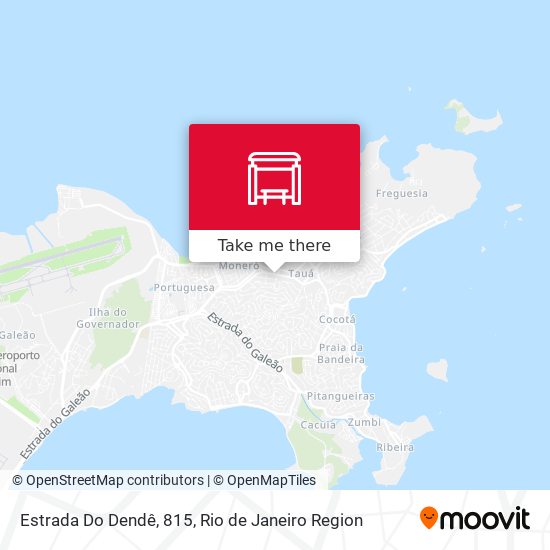 Estrada Do Dendê, 815 map