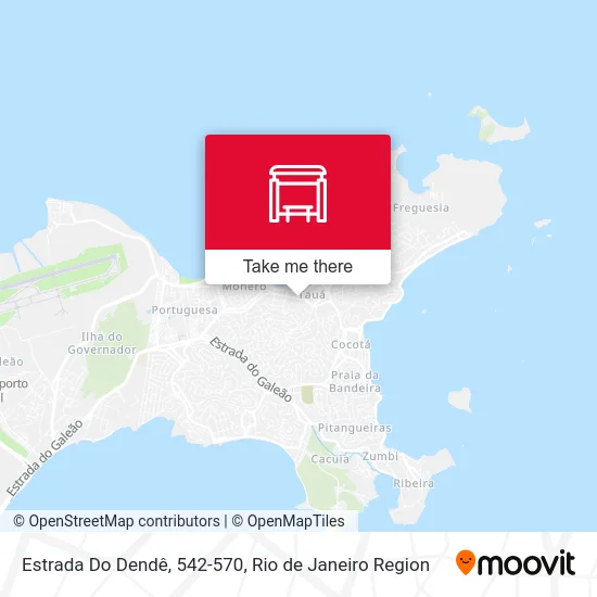 Estrada Do Dendê, 542-570 map