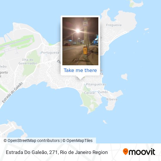 Mapa Estrada Do Galeão, 271