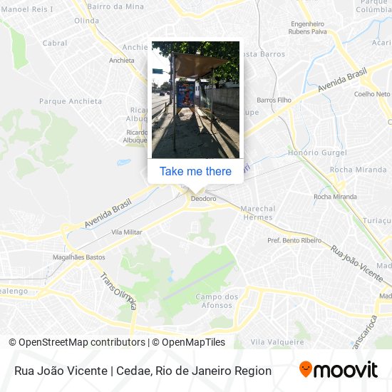 Rua João Vicente | Cedae map