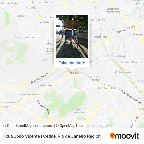 Rua João Vicente | Cedae map
