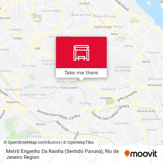 Metrô Engenho Da Rainha (Sentido Pavuna) map