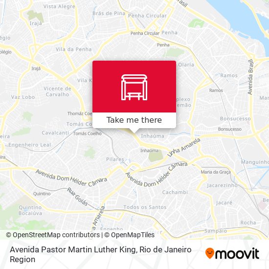 Mapa Avenida Pastor Martin Luther King