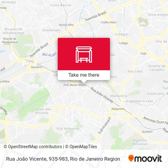 Rua João Vicente, 935-983 map