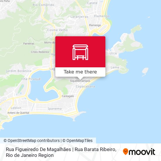 Mapa Rua Figueiredo De Magalhães | Rua Barata Ribeiro