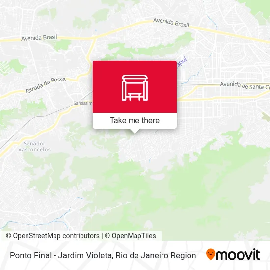 Ponto Final - Jardim Violeta map