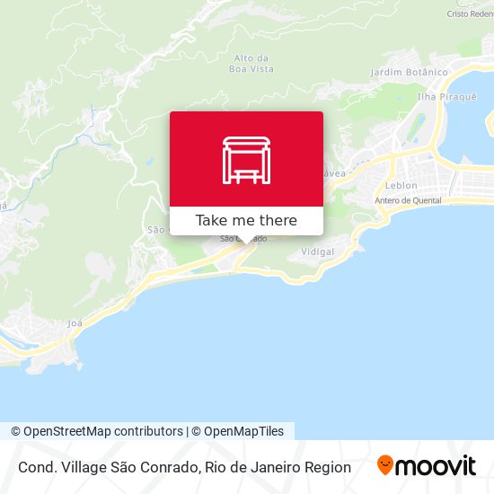 Cond. Village São Conrado map