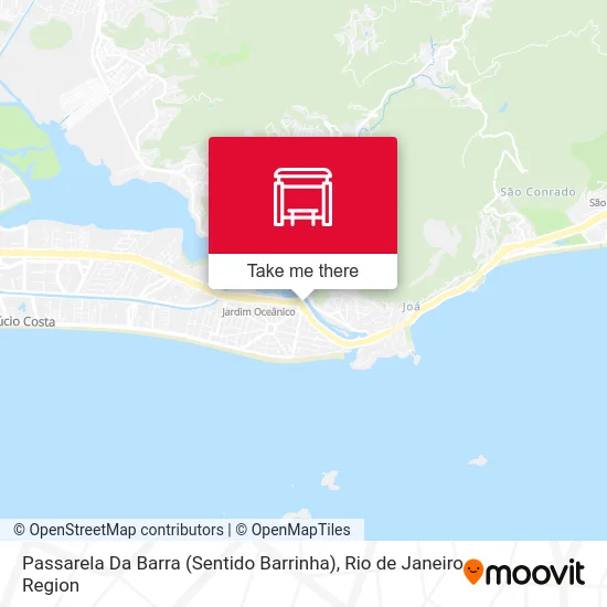 Passarela Da Barra (Sentido Barrinha) map