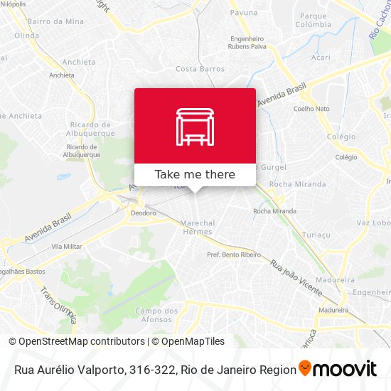 Mapa Rua Aurélio Valporto, 316-322