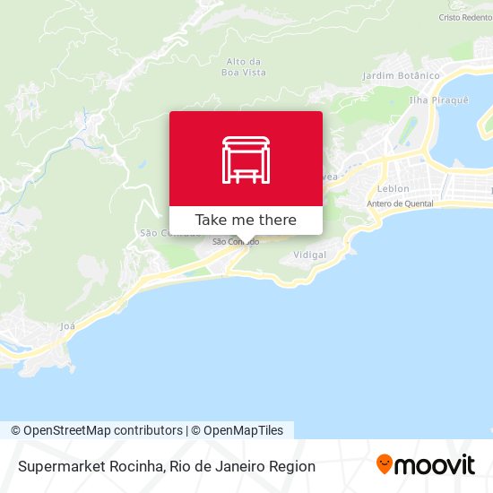 Supermarket Rocinha map