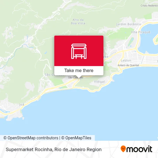 Supermarket Rocinha map