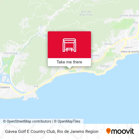 Gávea Golf E Country Club map