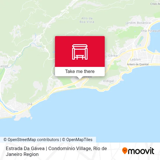 Estrada Da Gávea | Condomínio Village map