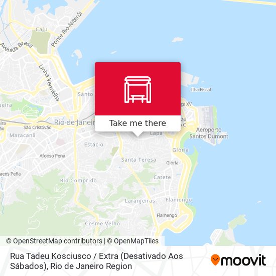 Mapa Rua Tadeu Kosciusco / Extra (Desativado Aos Sábados)