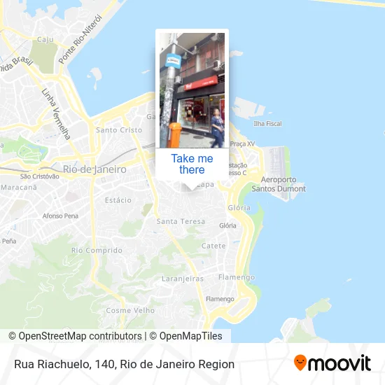 Rua Riachuelo, 140 map