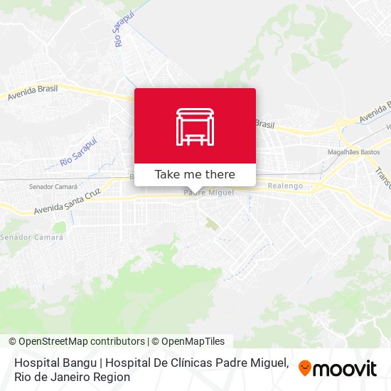 Hospital Bangu | Hospital De Clínicas Padre Miguel map