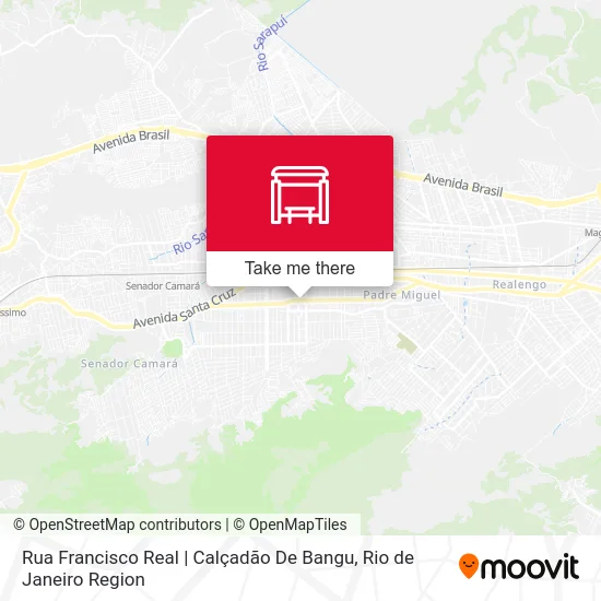 Rua Francisco Real | Calçadão De Bangu map