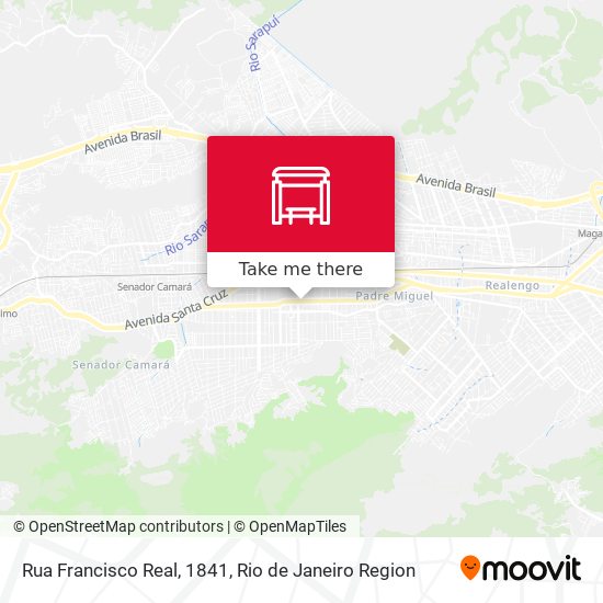 Rua Francisco Real, 1841 map