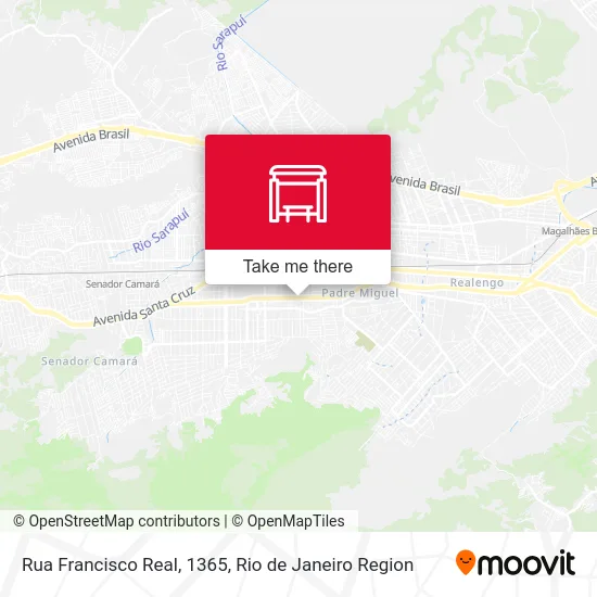 Rua Francisco Real, 1365 map