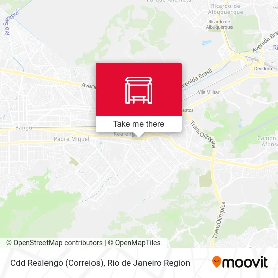 Cdd Realengo (Correios) map