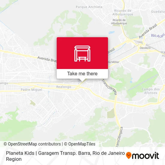 Planeta Kids | Garagem Transp. Barra map