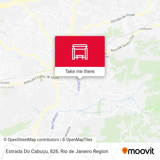 Estrada Do Cabuçu, 826 map