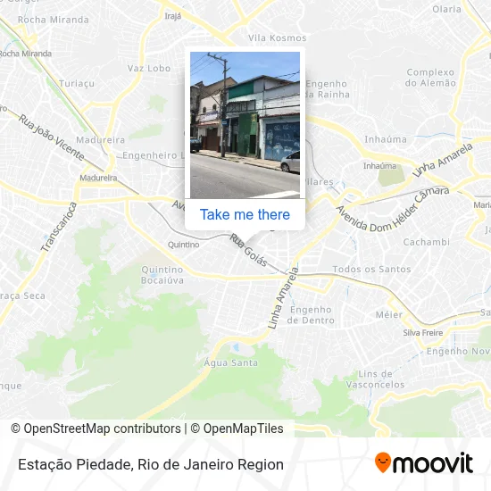 Estação Piedade map