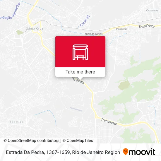 Estrada Da Pedra, 1367-1659 map