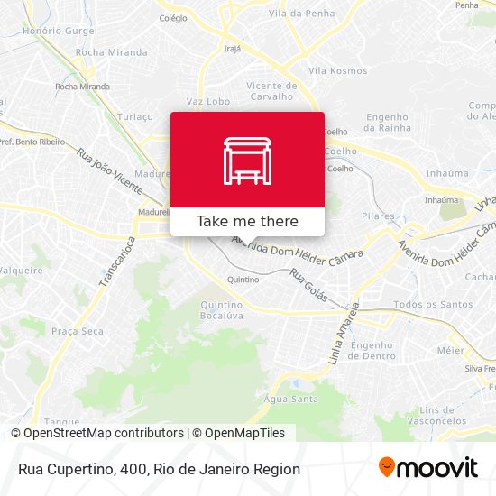 Rua Cupertino, 400 map