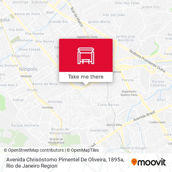 Avenida Chrisóstomo Pimentel De Oliveira, 1895a map