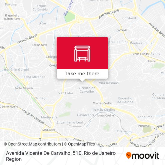 Mapa Avenida Vicente De Carvalho, 510