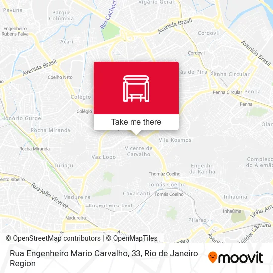 Rua Engenheiro Mario Carvalho, 33 map