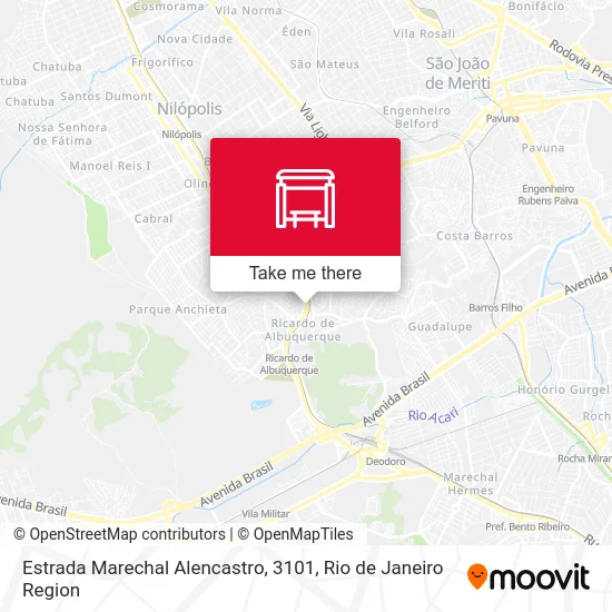 Estrada Marechal Alencastro, 3101 map