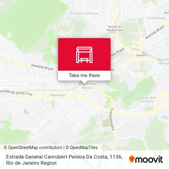 Estrada General Canrobert Pereira Da Costa, 1136 map