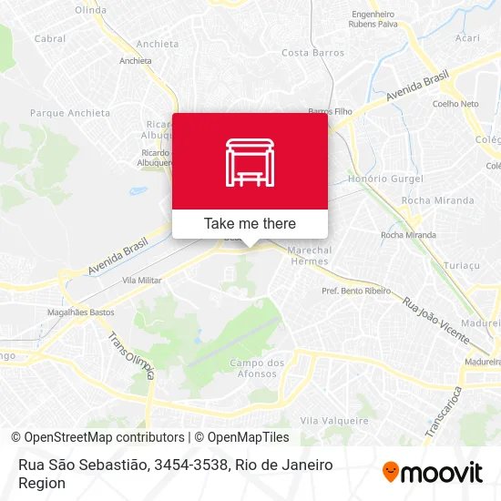 Rua São Sebastião, 3454-3538 map