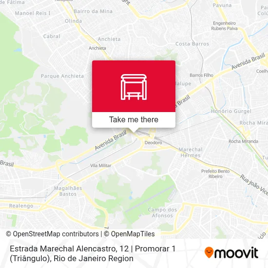Estrada Marechal Alencastro, 12 | Promorar 1 (Triângulo) map