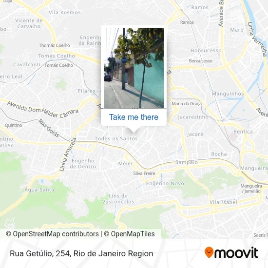 Rua Getúlio, 254 map