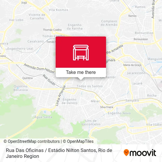 Rua Das Oficinas / Estádio Nilton Santos map
