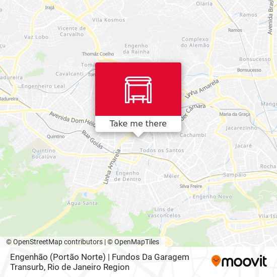 Engenhão (Portão Norte) | Fundos Da Garagem Transurb map