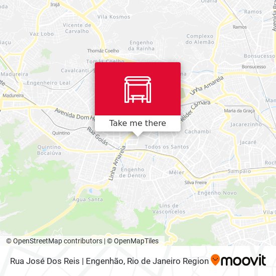 Mapa Rua José Dos Reis | Engenhão