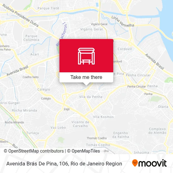 Avenida Brás De Pina, 106 map