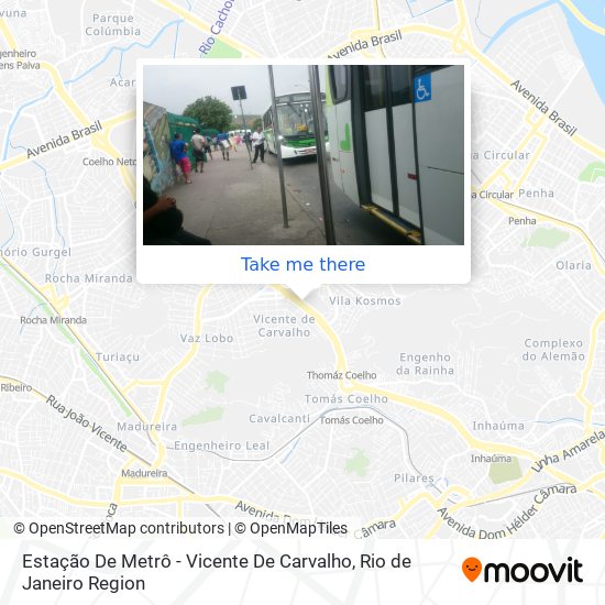 Estação De Metrô - Vicente De Carvalho map