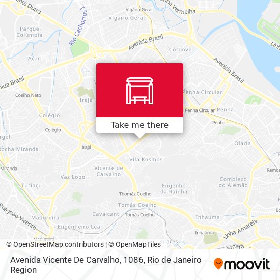 Mapa Avenida Vicente De Carvalho, 1086
