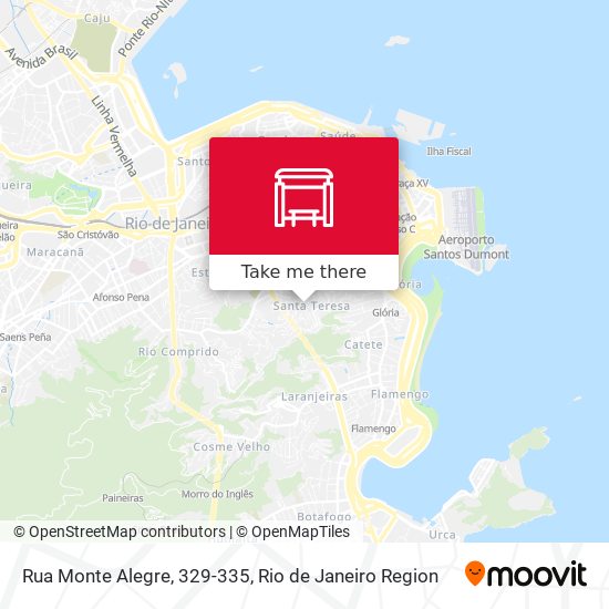 Mapa Rua Monte Alegre, 329-335