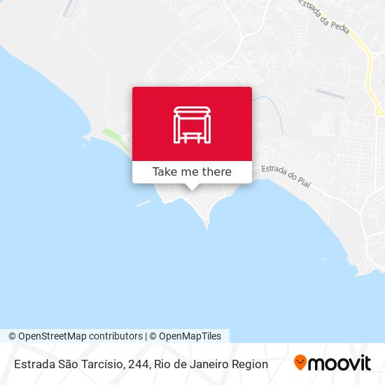 Estrada São Tarcísio, 244 map