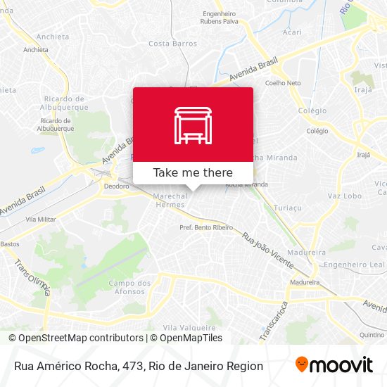 Rua Américo Rocha, 473 map